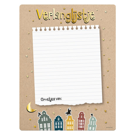 Liste de souhaits Folat bv Sinterklaas, 4 pcs.