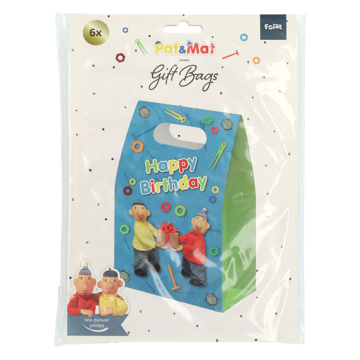 Sacs de distribution Folat bv voisin voisin, 6 pcs.