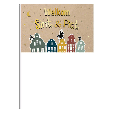 Folat bv agitant le drapeau 'bienvenue Saint Pete', 30x20cm