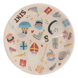 Folat bv assiettes de Saint Nicolas et Piets, 8 pcs.