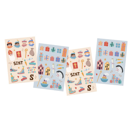 Folat bv autocollants figurines Sinterklaas, 49 pcs.