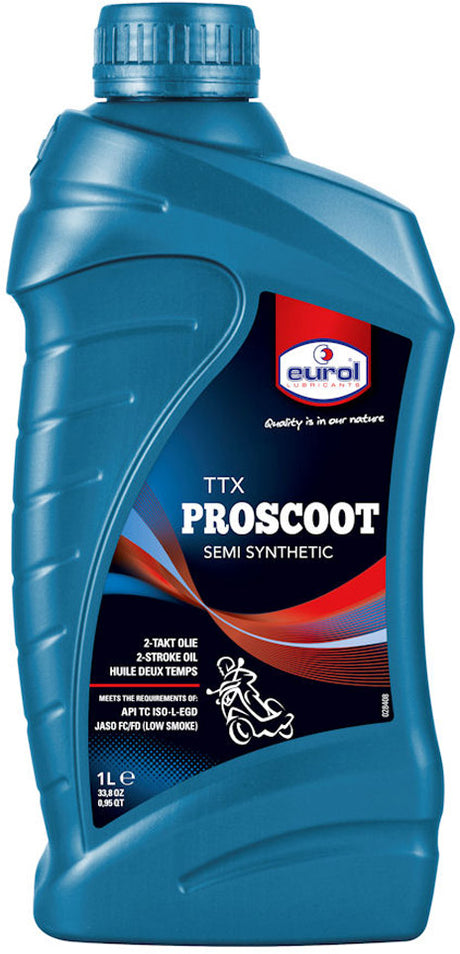 Eurol Oil Pro-Scoot (TT-X) semi-synthétique 1 litre