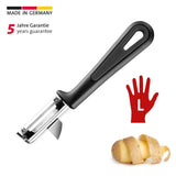 Éplucheur pendulaire universel Westmark avec cutter, pour gauchers, souple, lame en acier inoxydable, noir, 28032270