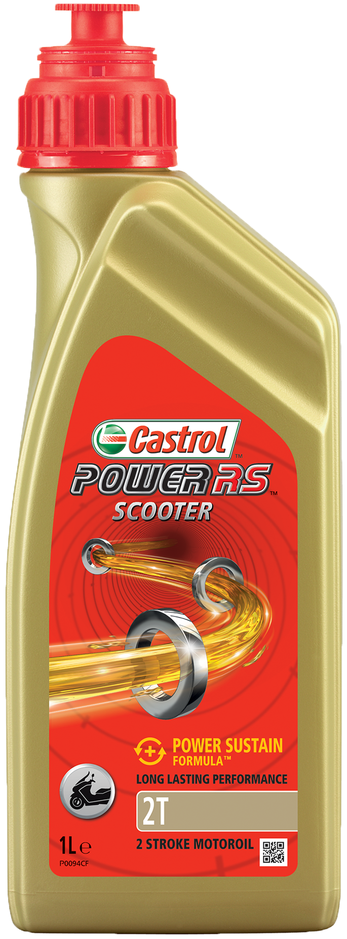 Castrol Oil RS Scooter 2T Bottle de 1 litre