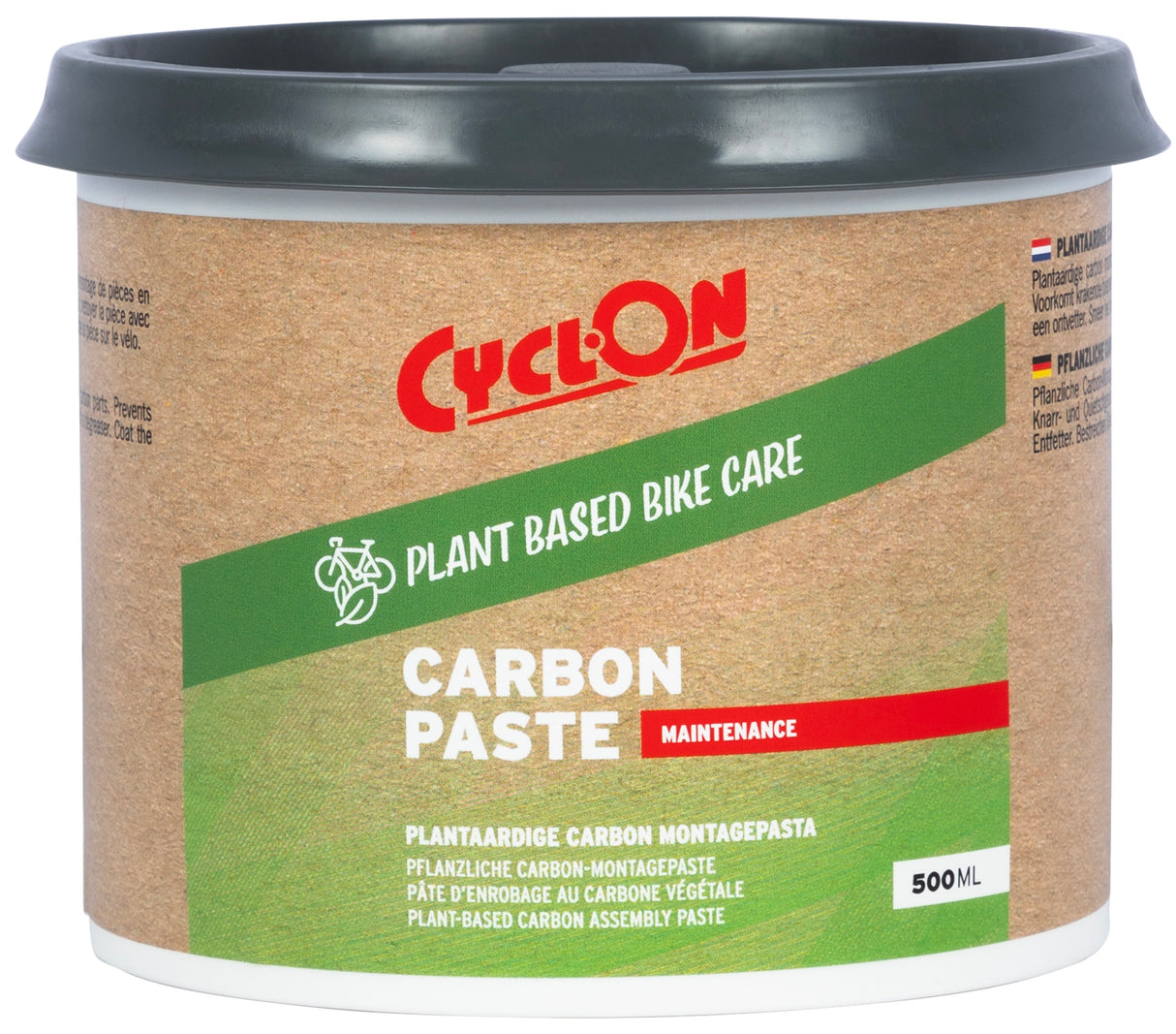 Ensemble de carbone à cyclon Pasta Pota à base de plante 500 ml