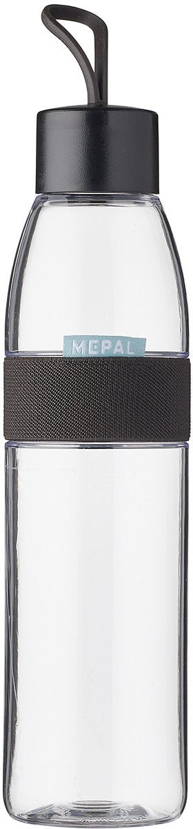 Mepal bouteille d'eau ellipse 700 ml nordique noir | 2 pièces