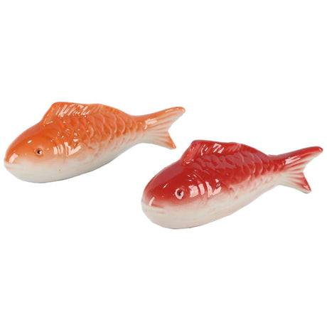 Gerkimex poisson flottant 16cm 2 types rouge ou orange