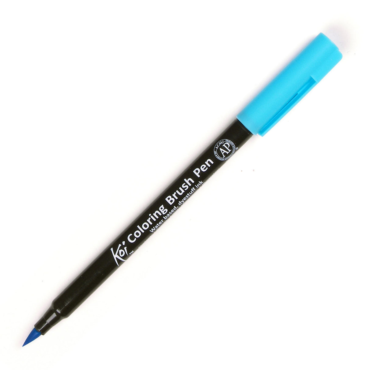 Sakura • pinceau de couleur koi turquoise