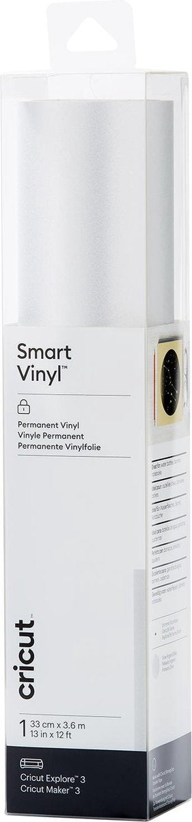Cricut smart vinyl™ effet brillant permanent, argent