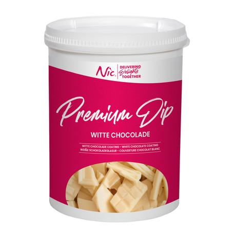 Chocolat blanc Nic premium dip (1,2kg)
