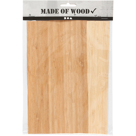 Creativ Company Bamboo Veneer, 2 feuilles