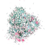 Creativ company paillettes et paillettes, couleurs pastel, 170 gr 1 boîte