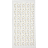 Creativ company demi-perles, d 5 mm, blanches, 144 pièces 1 boîte
