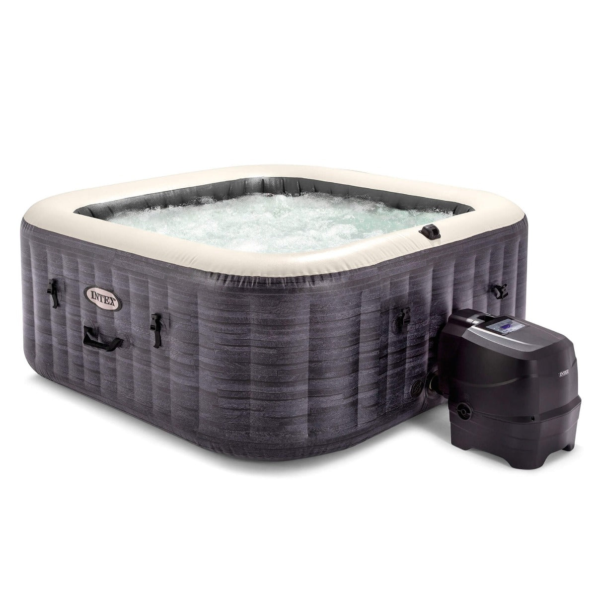 Jacuzzi gonflable de luxe greystone intex