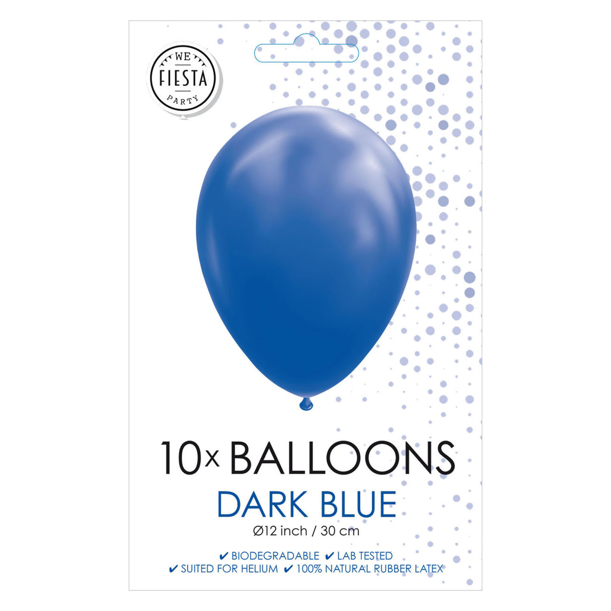 Balloons Globos Bleu foncé 30 cm, 10e.