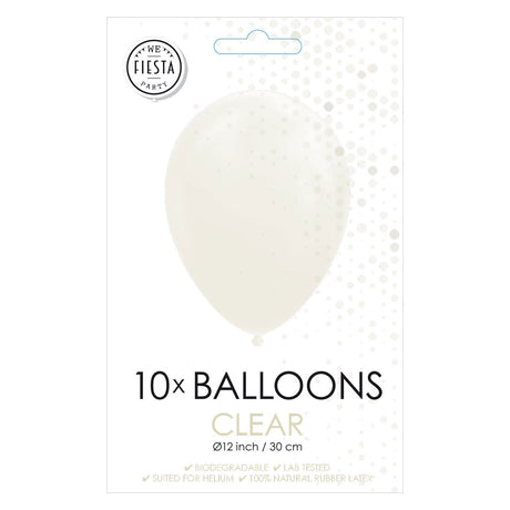 Globos balloner gennemsigtige 30 cm, 10 ..