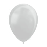 Globos Balloons Metallic Silver 30cm, 10e.