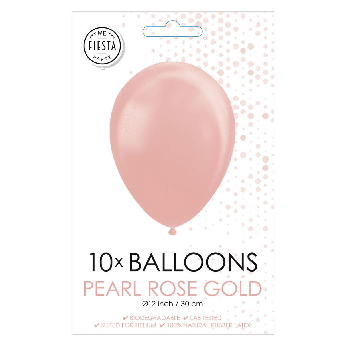 Globos globos Pearl Rose Gold 30cm, 10º.