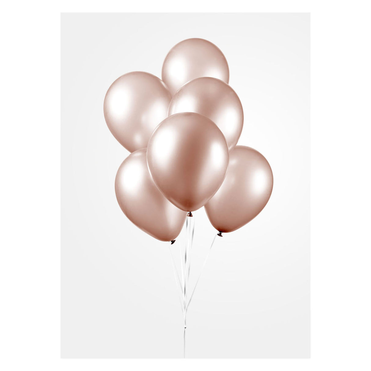 Globos Balloons Pearl Rose Gold 30cm, 10t.