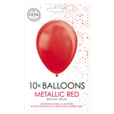 Globos Balloons Pearl Red 30cm, 10t.