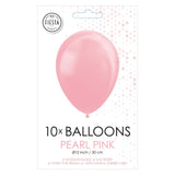 Globos Balloons Pearl Pink 30cm, 10st.