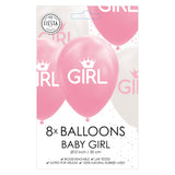 Globos Balloons Datter Baby Pink White 30 cm, 8 ..