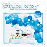 Ensemble d'arche de ballons Globos bleu
