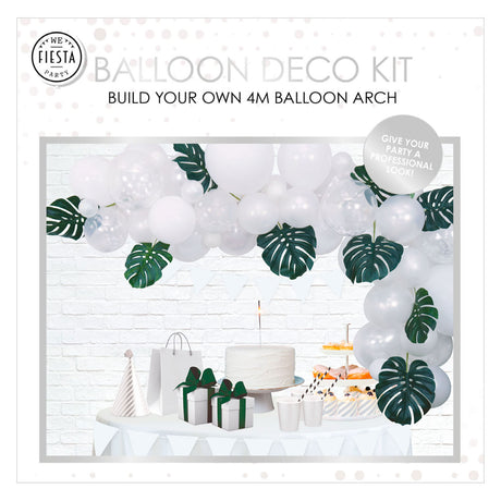 Ensemble d'arcs de ballons Globos blanc