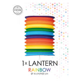 Globos papieren lantaarn regenboog, 16cm