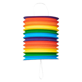 Lanterne en papier Globos arc-en-ciel, 16 cm