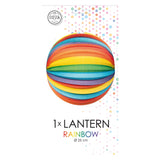 Linterna de papel de Globos alrededor de Rainbow, 25 cm