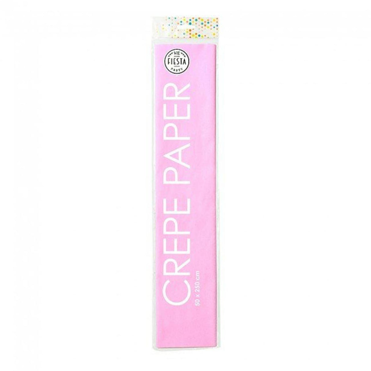 Globos crepe papper baby rosa, 50x250 cm