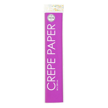 Papier crépon Globos violet, 50x250cm