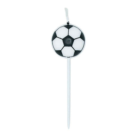 Globos taartkaarsen 2,4cm voetbal - 5st.