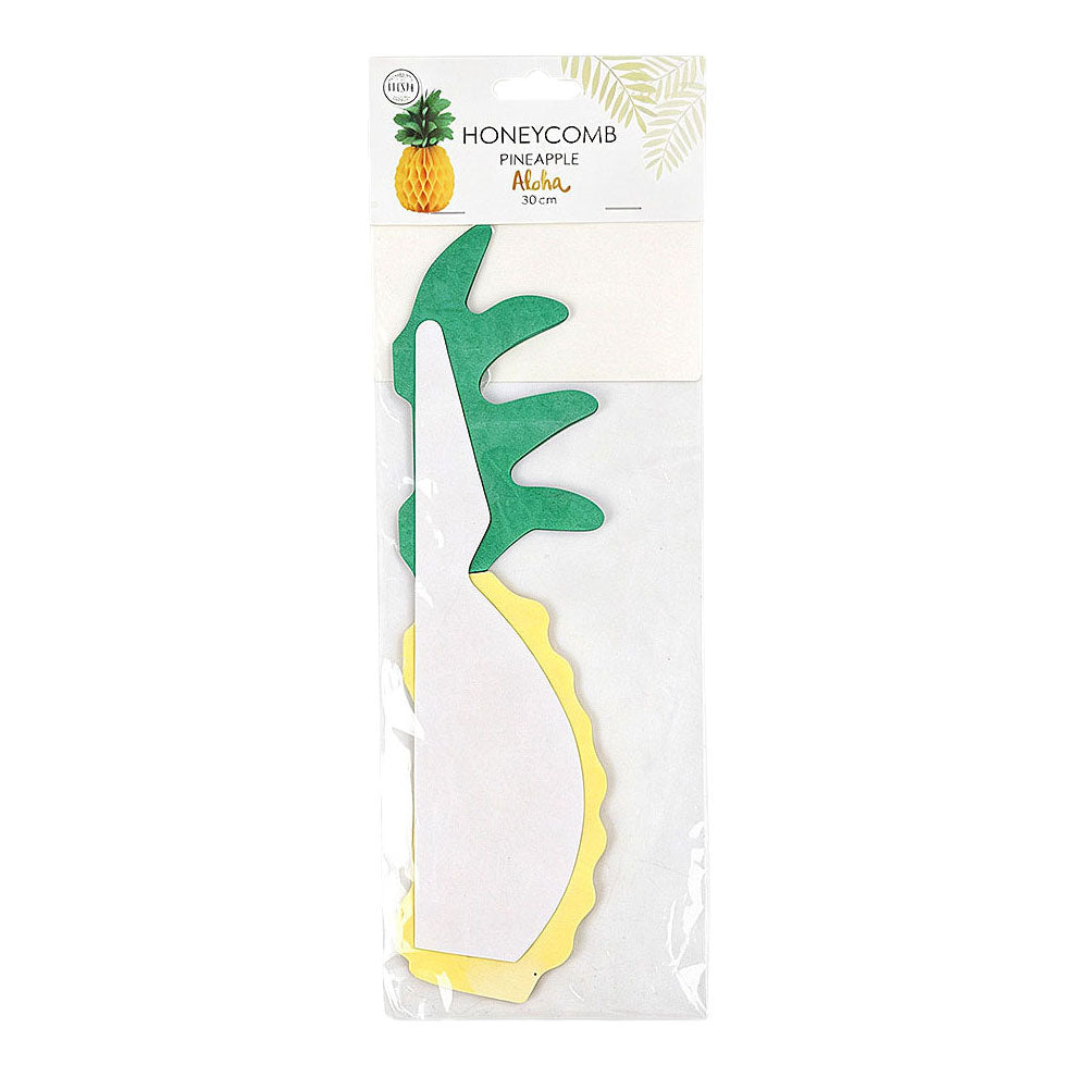 Globos nid d'abeille ananas aloha - 30x7cm