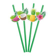 Pailles en papier Globos fruit aloha - 6 pcs.