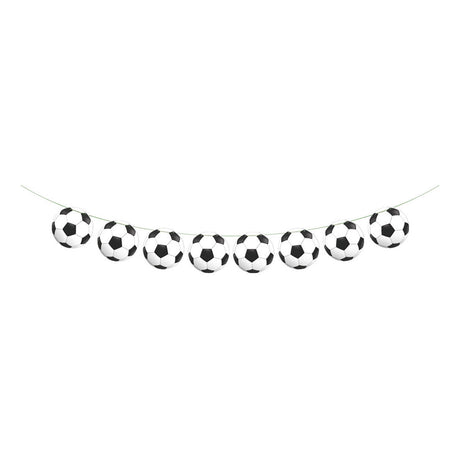 Bannière de football en papier de football Globos | 4 pièces