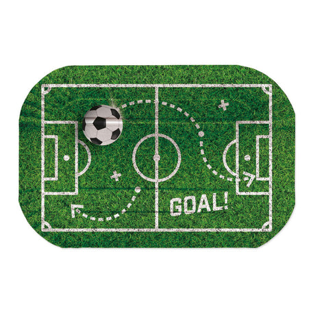 Plats de service en papier Globos 30x20cm football - 2 pcs.