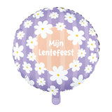 Globos folieballon 18 inch rond madeliefjes mijn lentefeest