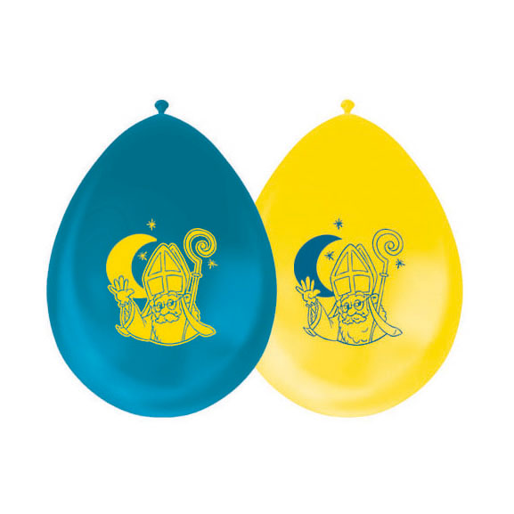 Ballons Sinterklaas 8 pièces gonflables | 12 pièces