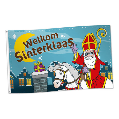 Drapeau Globos polyester 150x90cm Saint Nicolas