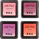 Creativ Company Stamp Ink Pink Tones, 4st.