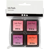 Creativ Company Stamp Ink Pink Tones, 4st.