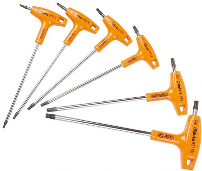 Beta Torx keys set 6 -piece perpendicular