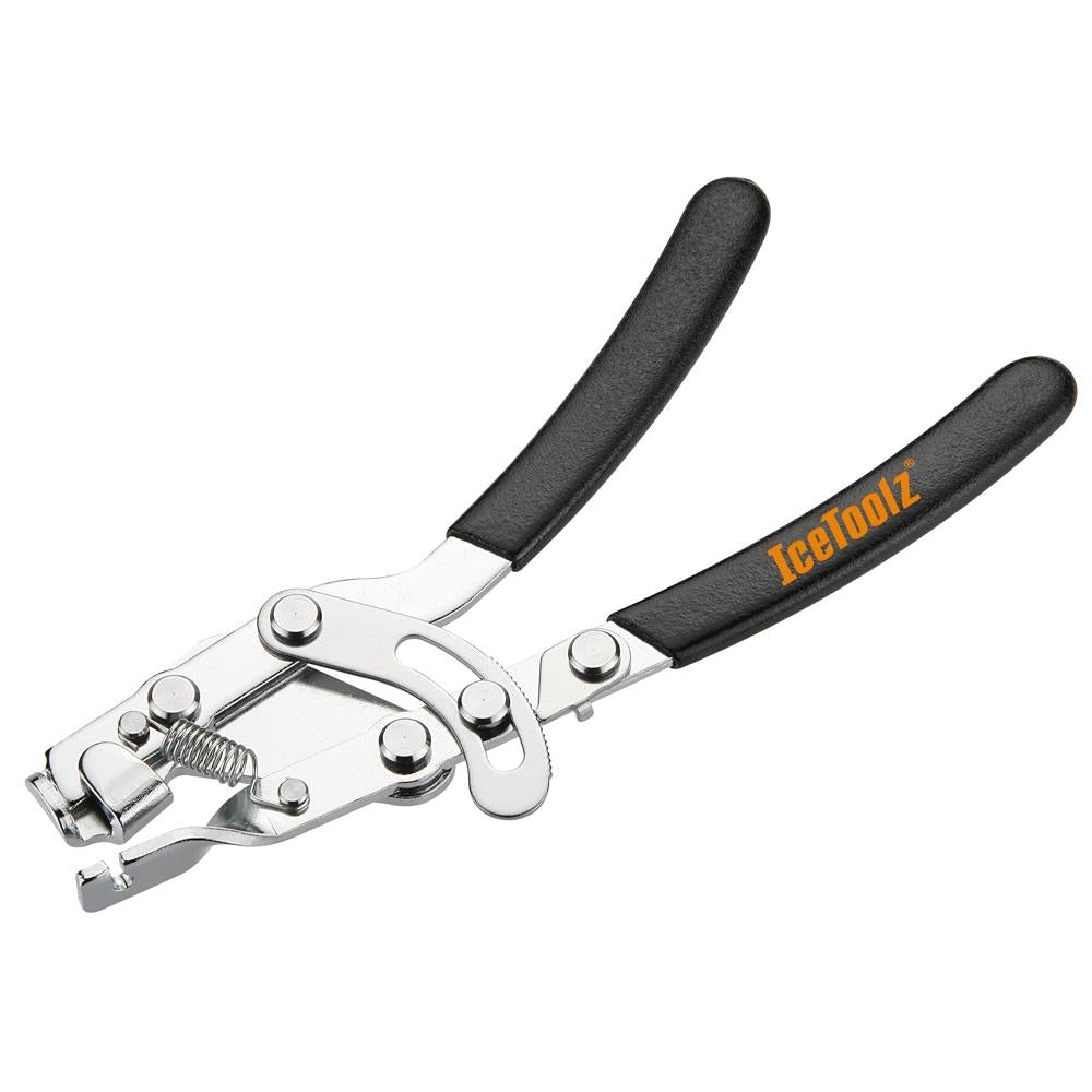 ICetoolz Spantang für Bremskabel 20,5 cm Silberschwarz