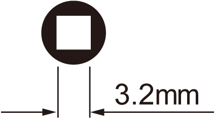 Icetoolz Spaak Nippel Key 12B3 for 3,2 mm (firkantet) Nippels