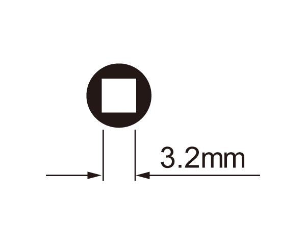 Icetoolz Spaak Kipple Key Icetoolz 12b7 pour 3,2 mm (mamelons carrés)