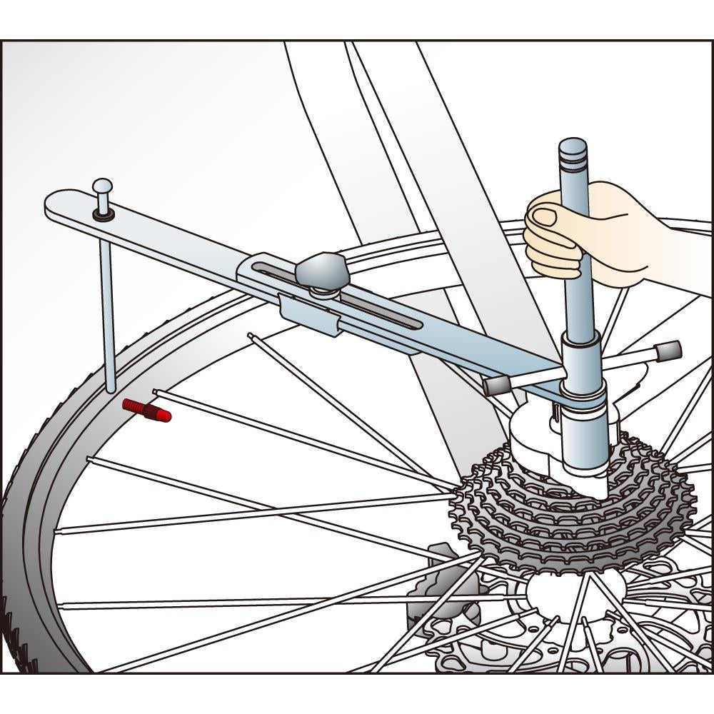 Nástroj Icetoolz Derailleur Center Xpert E353