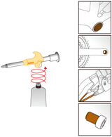 Fettspray einschließlich Röhrchen Kupfer Fett iCetoolz C278 (120 ml)