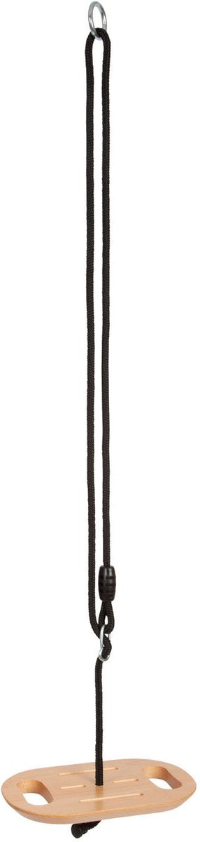 Petit pied - swing à disque en bois avec poignées ligne noire